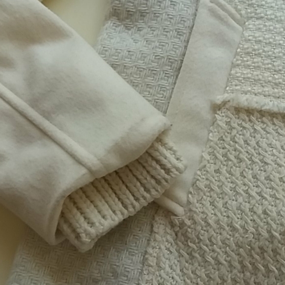 Desigual new Pakaian jadi wanita ivory coat jacket - Picture 7 of 15